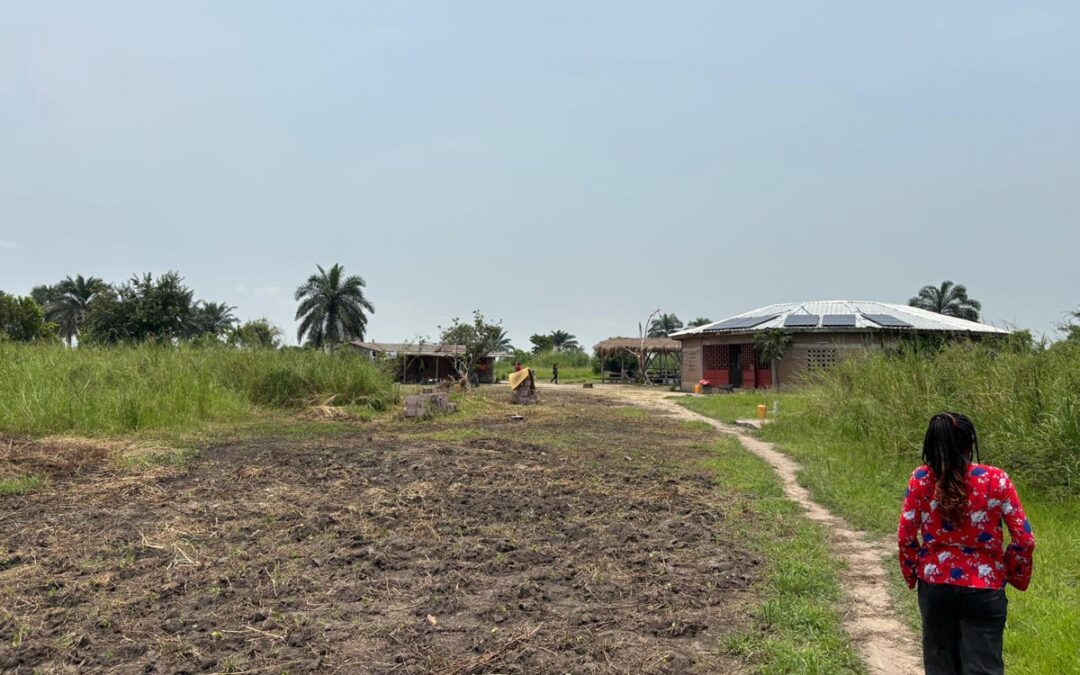 Une hydrolienne dans le fleuve Congo